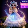 Electric Dancing Angel Doll Fashion Wedding Dress Princess Music Singing With Led Light For Girls And Kids Birthday Gift