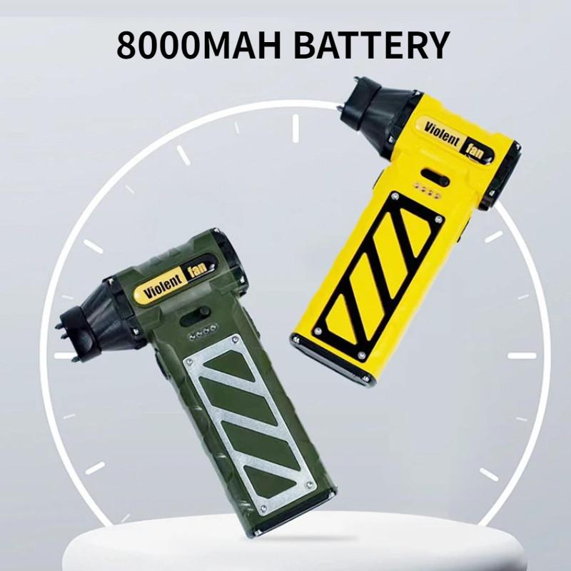 110,000RPM Cordless Portable Air Blower Rechargeable Mini Turbo Violent Fan 52m/s Wind Speed Electric Air Duster