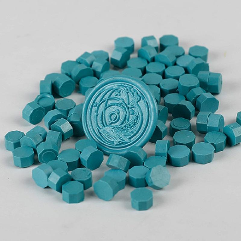 100 Pcs Wax Seal Beads Retro Vintage Wax Seal for Stamps Wax Print Beads Sealing Wedding Birthday Wax Lacquer for Seals HCL001