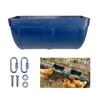 Yousheng 1 Set Poultry Feeder Durable Duck Chicken Feeder Hanging Poultry Feeding Container for Farm Home Outdoor