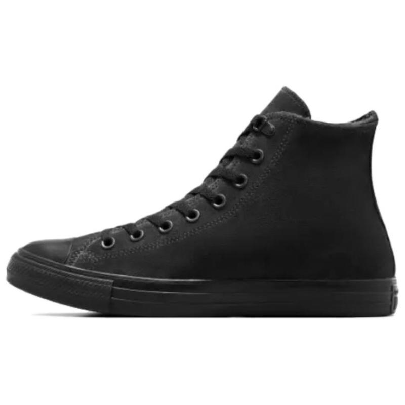 Converse Chuck Taylor All Star Comfortable Everyday Suede Breathable High Top Espadrilles Unisex Black