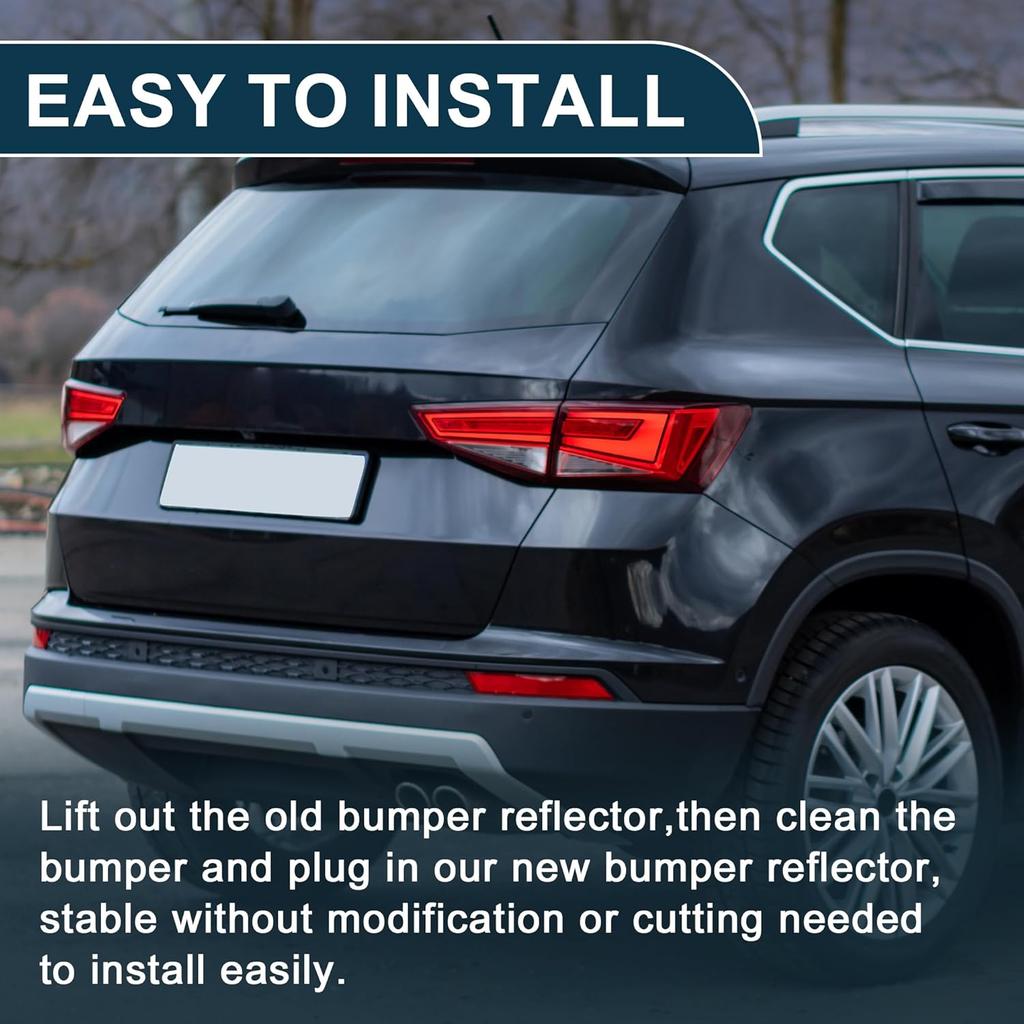 Bumper Reflector for BMW X3 2015-2017 Strong No.63257352210 | Rear Right Bumper Reflector Side Marker 1 Pcs Red