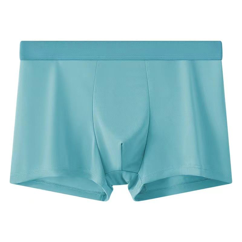 Ice Silk Men's Underwear: Cool, Breathable, Seamless, Antibacterial, Sweat-Absorbing, Plus Size, Individually Packaged
