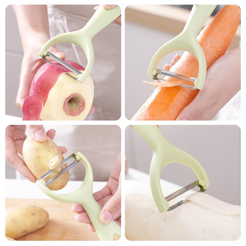 Stainless Steel Vegetable Peeler Multifunctional Fruit and Potato Peeler Kitchen Tool for Carrot Cucumber and Food Preparation