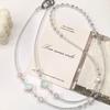 Korean Cat Eye Crystal Beaded Phone Chain & Crossbody Lanyard