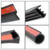 Car Door Seal Strip Kit Rubber Noise Insulation Weatherstrip For Tesla Model 3 Y Trunk Hood Dashboard A B Pillar Trim Sealings