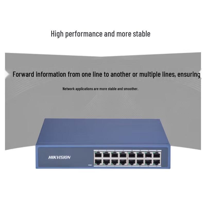 Hikvision 16-Port Fast Ethernet Unmanaged Non-POE Switch