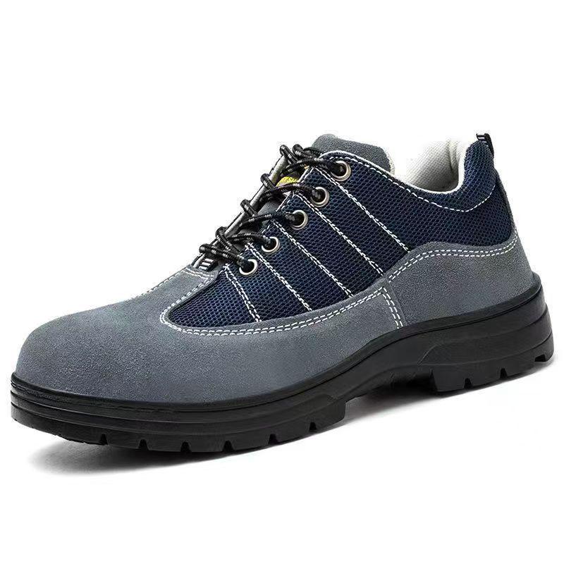 

Men s Steel Toe Mesh Work Shoes - Summer Lightweight, Breathable, Anti-Smash & Anti-Puncture for Construction Safety
