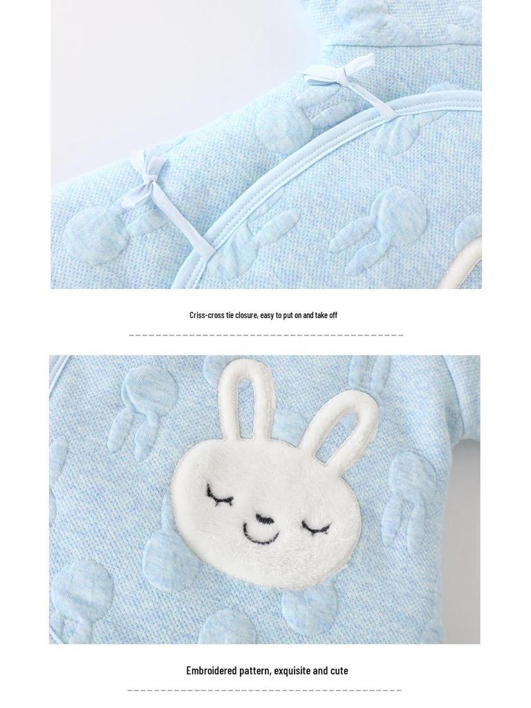 Thickened Winter Baby Bodysuit: Warm Padded Long Sleeve Romper for Newborns