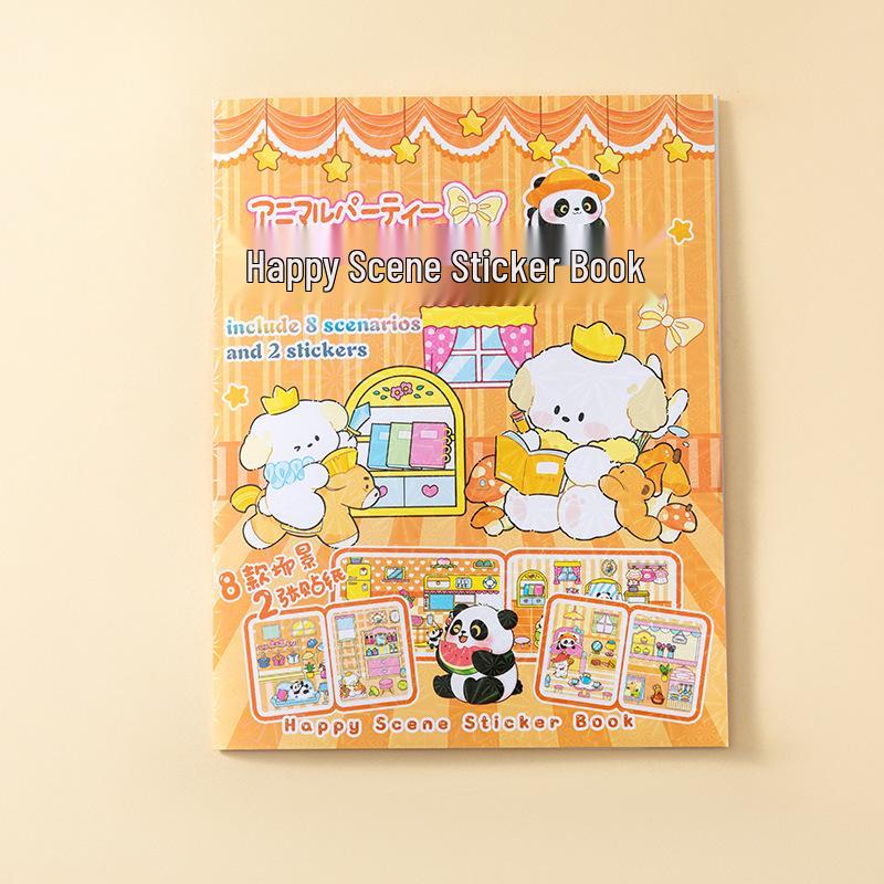 Student DIY Sticker Book: Quiet Scene Edition for Journaling & Gifts