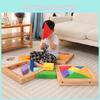 Tangram Cushion Creative Children Game Splicing Plush Toy For Learning Early