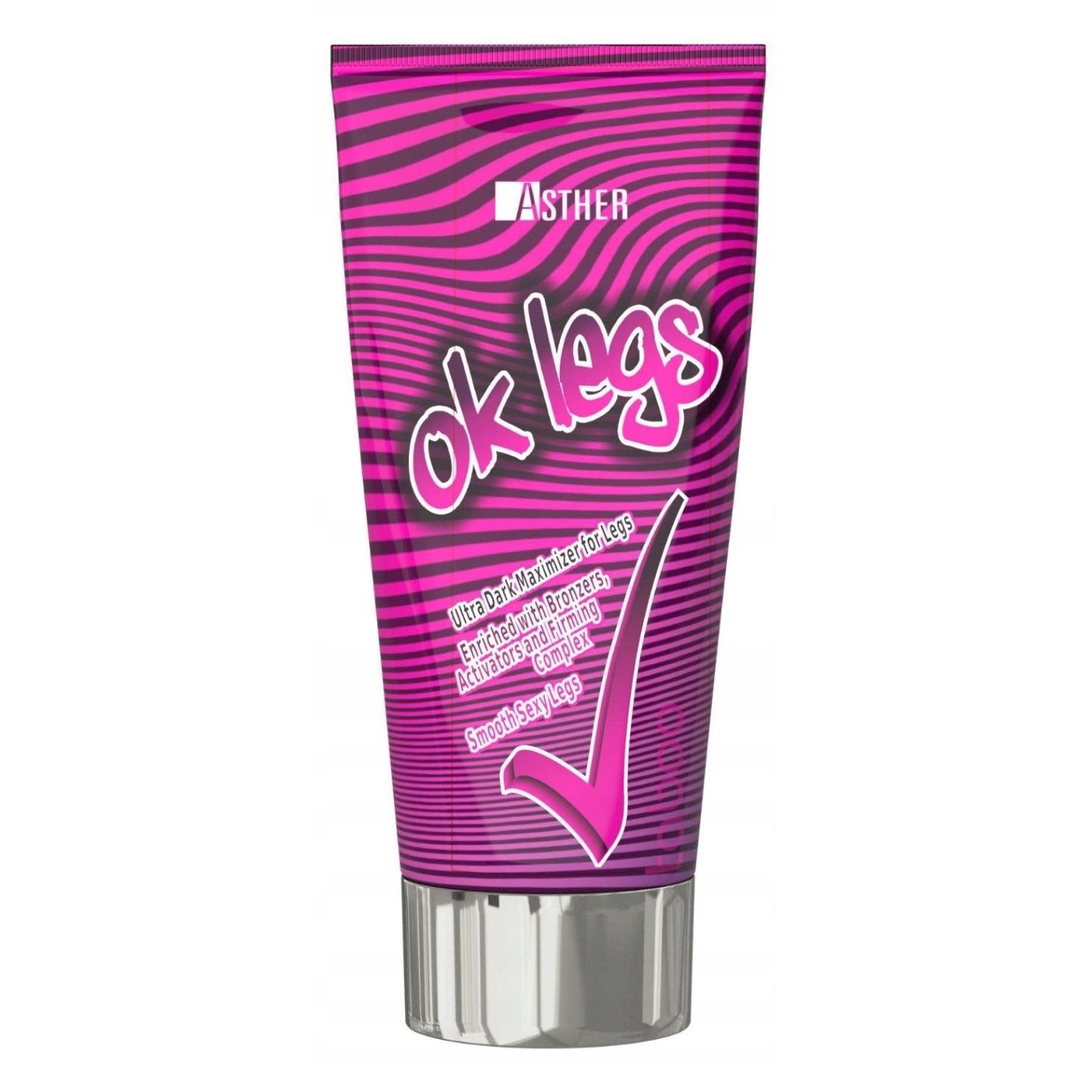 Asther Ok Legs Strong Leg Tanning Cream x2