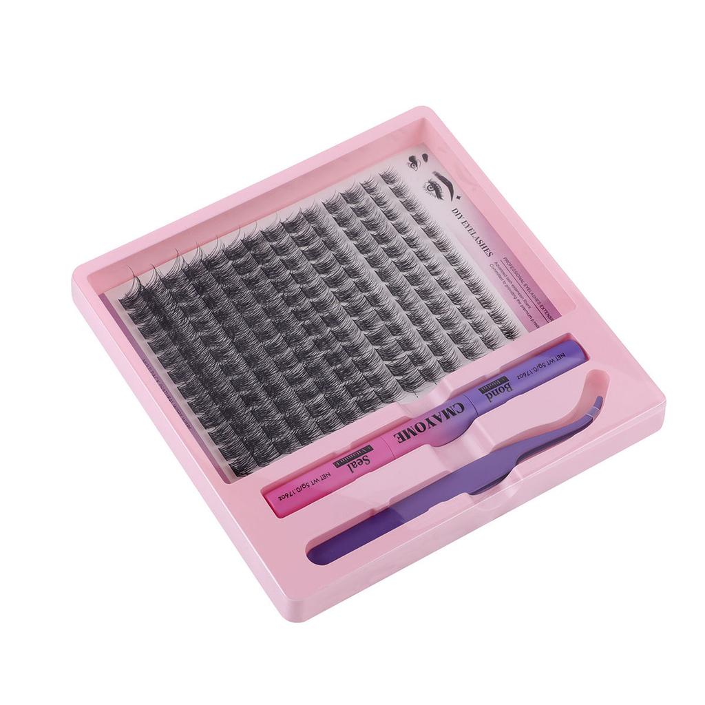 168 Clusters D Song Natural Thick Single Cluster False Eyelashes 8-16Mmdiy Segmented Multi-Haired Eyelashes