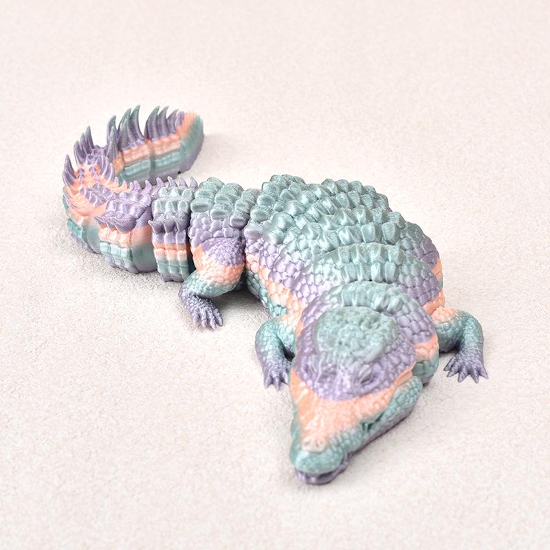 

3D-печатные игрушки-животные крокодил и дракон - самые продаваемые украшения