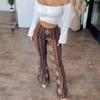 Dámské sexy ležérní kalhoty s potiskem Bohemian High Stretch Micro Slim