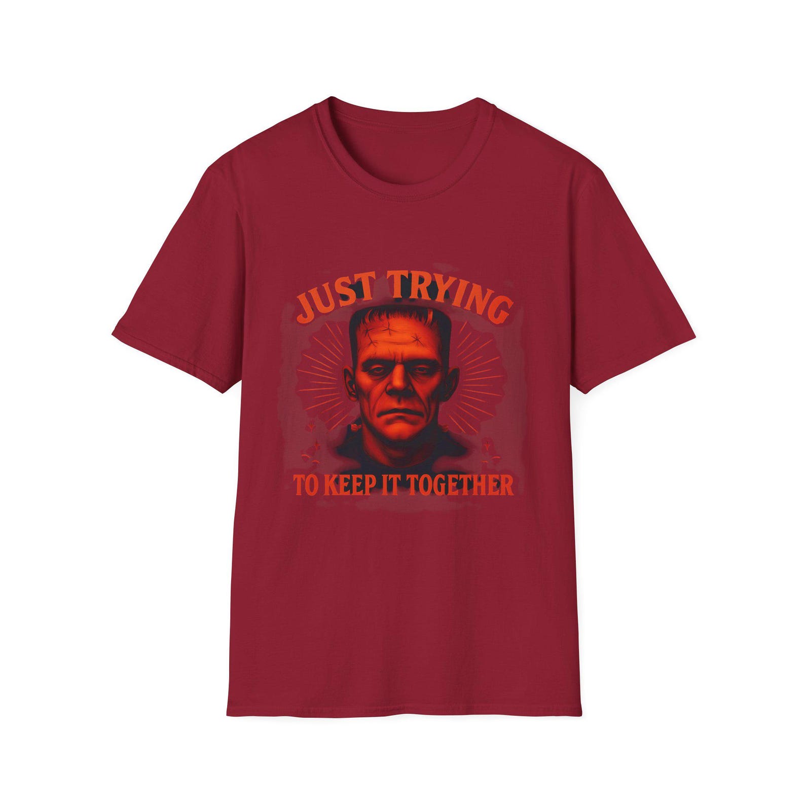 Funny Frankenstein T shirt: Horror Movie Monster Tee S