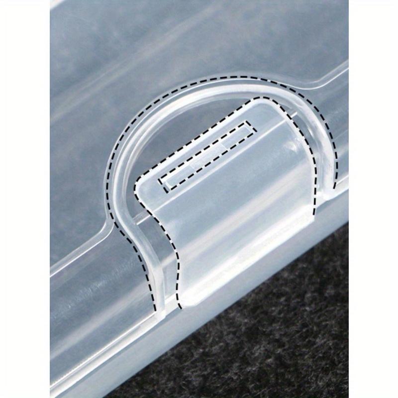 1pc Makeup Box, Modern Clear Portable Case For Home, For Holiday Beach, Bathroom Collection, Bedroom Collection, Large Capacity