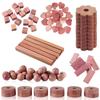 10 Stück Natürliche Zedernholzblöcke zur Kleideraufbewahrung Absorbierend Feuchtigkeitsbeständig Frisch duftendes Holz Schrankringe Heimdekoration