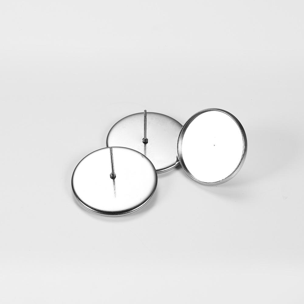 

Основа для серег-дисков из нержавеющей стали: Аксессуары для самостоятельной закрепки камней 6-25 мм 6mm [20 pieces/5g]