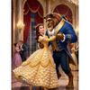Disney Princess Belle Beauty and The Beast Pearl Canvas Decor Set 5D Artificial Pearl Jigsaw Embroidered Home Decor Handmade Gift