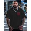 T-shirt homme à manches courtes et col rond « L'heure de la pâtisserie », idéal pour Noël et les activités sportives estivales comme le basketball et la salle de sport.