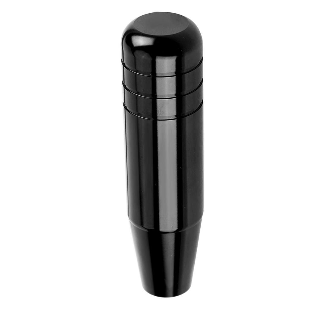 Universal Aluminum Alloy Car Manual Gear Shift Knob Handle Shifter Lever 13cm Black