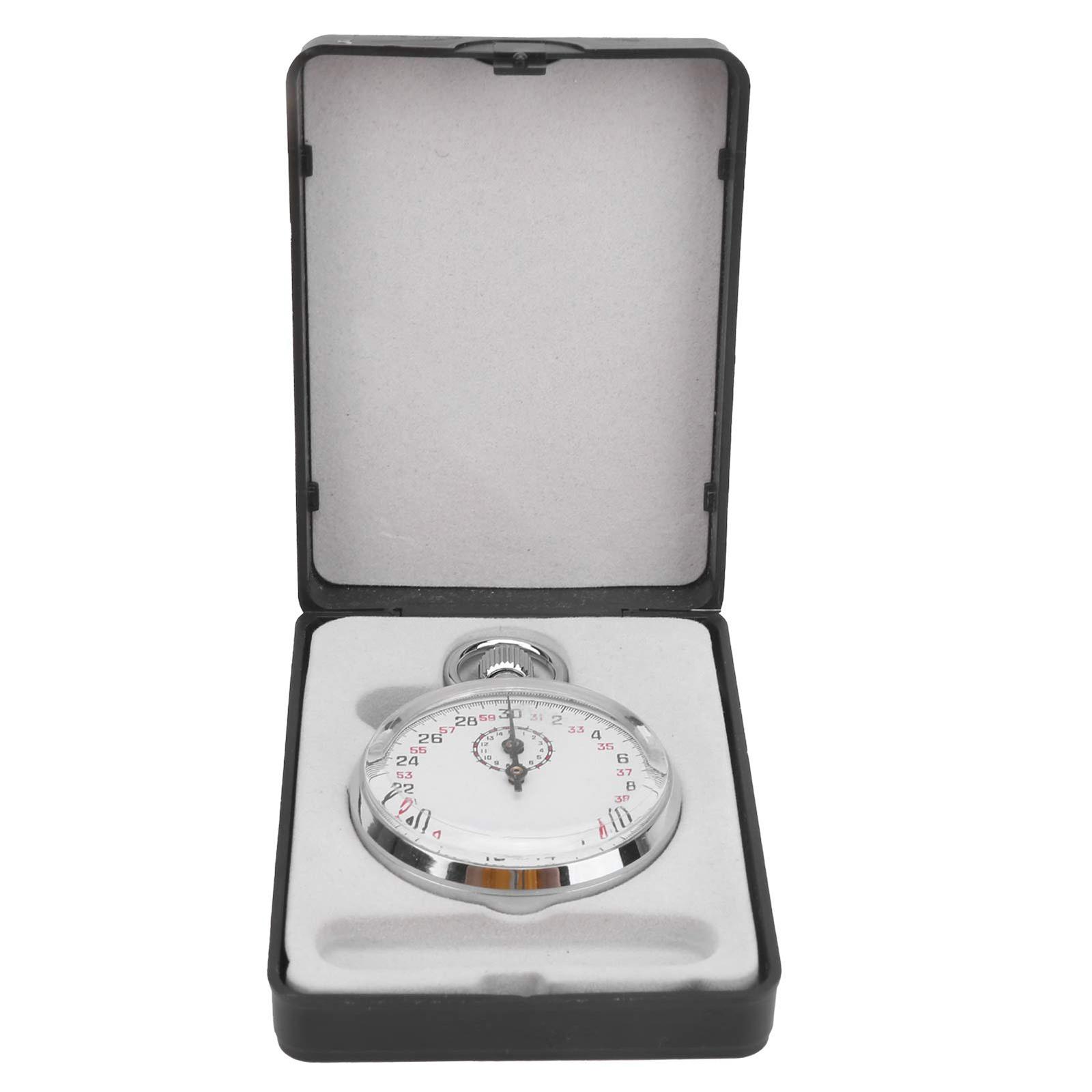 Handheld Mechanical Stopwatches for Track Races Featuring 30/60 Second Dials and Pause Function Mechanical Running Timers