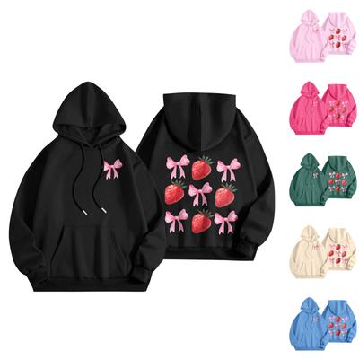 Sweatshirts For Teen Girls Long Sleeve Letter Print Casual Graphic Hoodies Drawstring Pullover Cute Oversized Hoodie