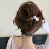 Fashion Twist Hair Clip for Women Girls Elegant Colorful Irregular Beads Twisted Hairpin Hair Accessories  New Headwear