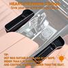 Car Seat Gap Filler Organizer, 2 Pack Multifunctional Car Seat Organizer, Auto Console Side Storage Box with Cup Holders 2 Seat Hooks for Drink, Car