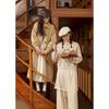 ZIHAN Women's Lapel Trench Coat
