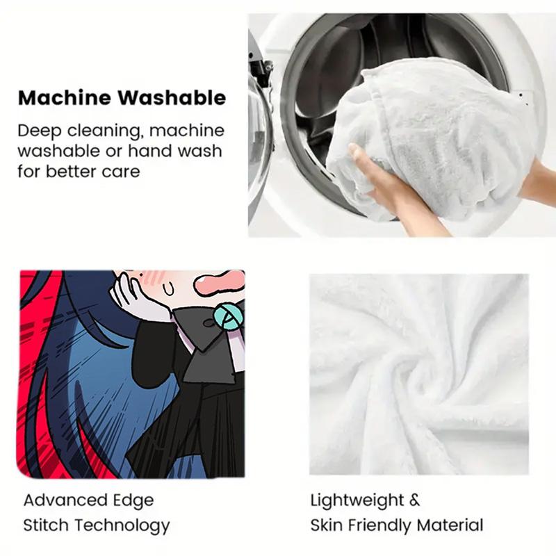 Ado Anime 2D Flat Pattern Flannel Blanket High quality All Seasons Warmth and Comfort Perfect for Christmas Gifts.NMT0928005