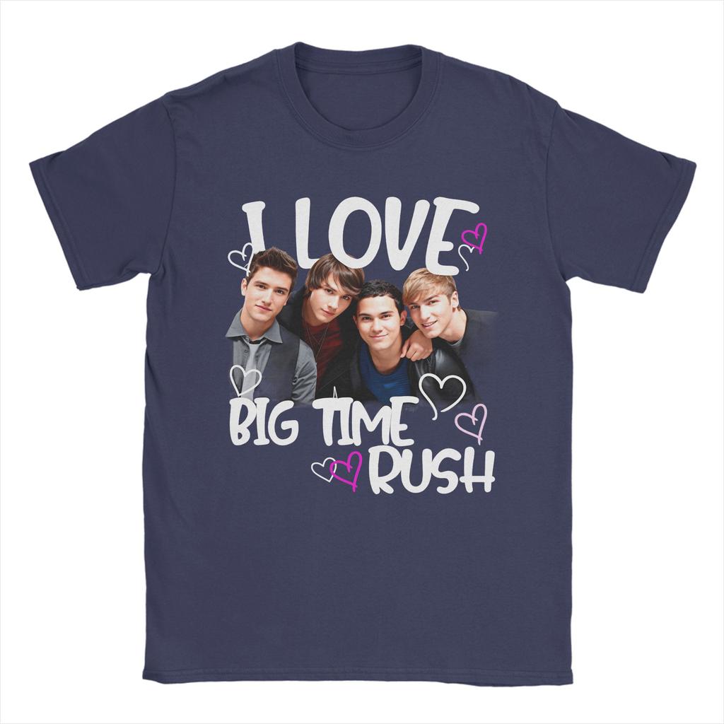 Big Time Rush Tour 2025 Nyinkomna T-shirts för Män Kvinnor Bomull T-shirt Kläder