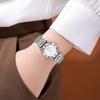 Fashionable Steel Strap Women's Watch, Light Luxury, Retro Quartz Watch, Simple Roman Scale, Elegant Women's Watch