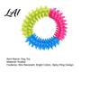 Soft Gum Massage Toys for Teething Spiky Ring Dog Toy Rubber Chew Interactive Pet Supplies Dental Health Fetch And Teeth Cleaning Toy Aggressive