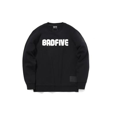 Li Ning Badfive Basketball Serie Fleece Warm Buchstabe Pullover Rundhals Sweatshirt Herren sweatshirt Schwarz AWDQ773-4
