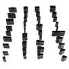 39 Shapes Leather Cutter Punch High Density High Carbon Steel Thin Sharpness Hollow Punch Cutter for DIY Handicraft Belts