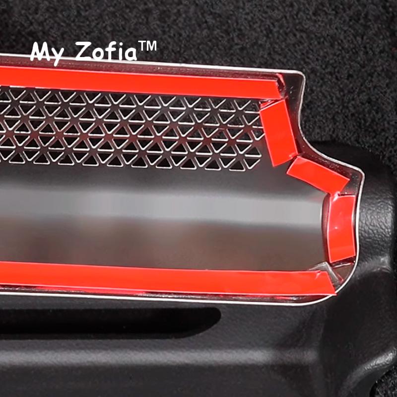 For EXLANTIX ET EXEED STERRA ET 2024 2025 Car Door Air Conditioning Outlet Stainless Steel Protective Cover Sticker Accessories