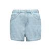 1990 Classic Series Zipper Closure Washed Denim Shorts Women Shorts Light-Blue AJST216-1