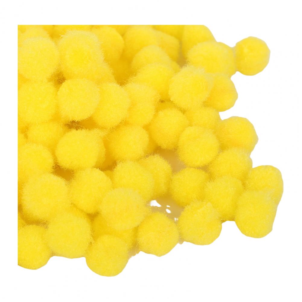 Pom Pom Craft Supplies Colorful Pom Embellishments Crafting Poms 10mm Fluffy Felt Balls for Dolls Diy Decorations for Garland