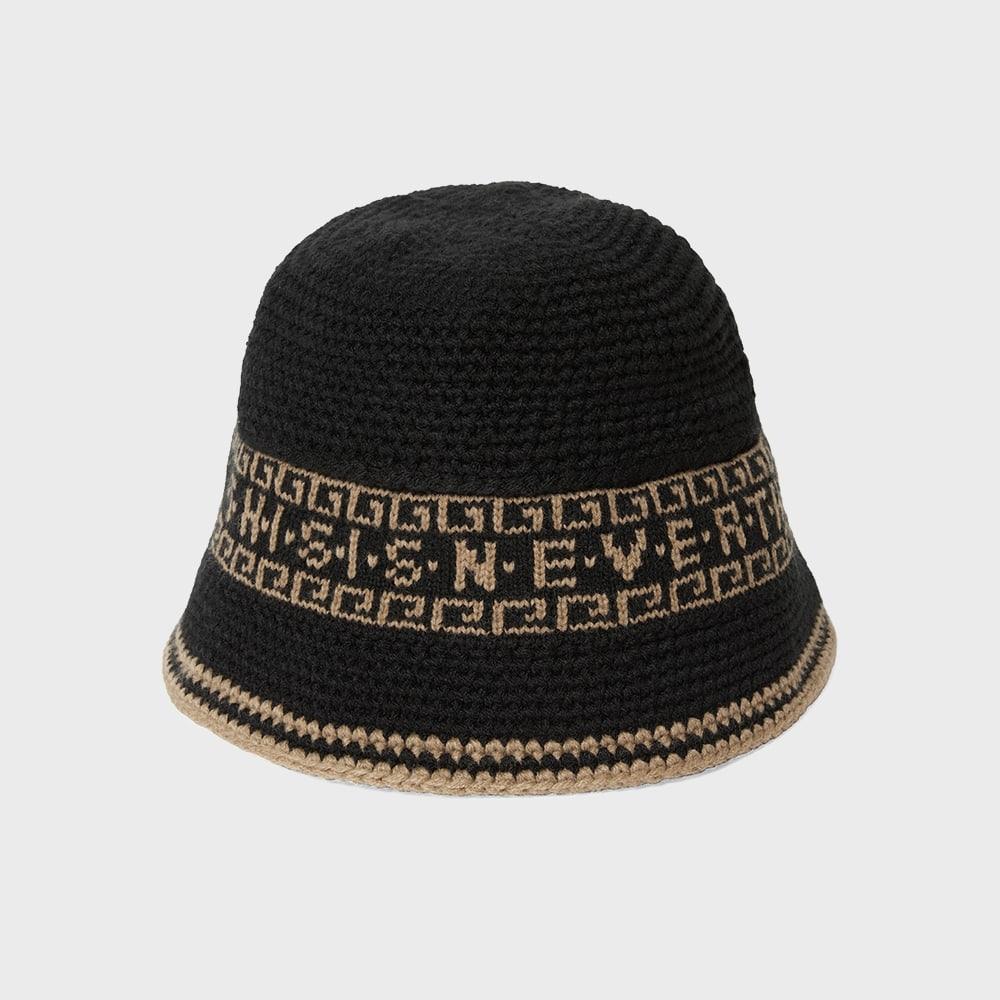 Эта Шляпа-Ведро Крючком Черная F