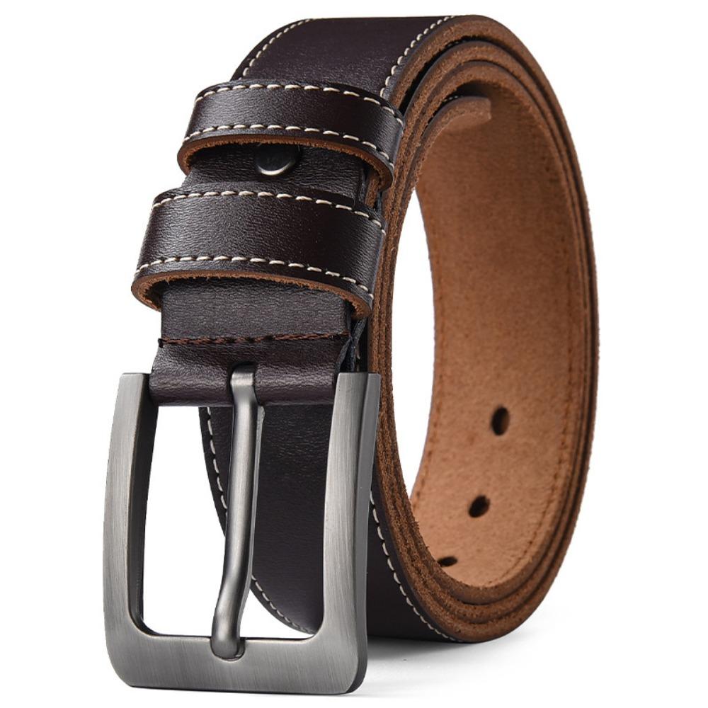 Retro Leather Belt Classic Casual Belts Luxury Waist Belts  Daily Wear