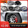 Bilklistermärke AMG W220 För Benz Het 75mm Bilhjulnavkåpor Autoemblem Tillbehör För Mercedes Benz Maybach AMG W212 W213