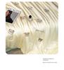 Summer Embroidery Silky Quilt Set – 4-Piece Bedding for Single/Double, Includes Bare Sleep & Air Conditioning Quilts