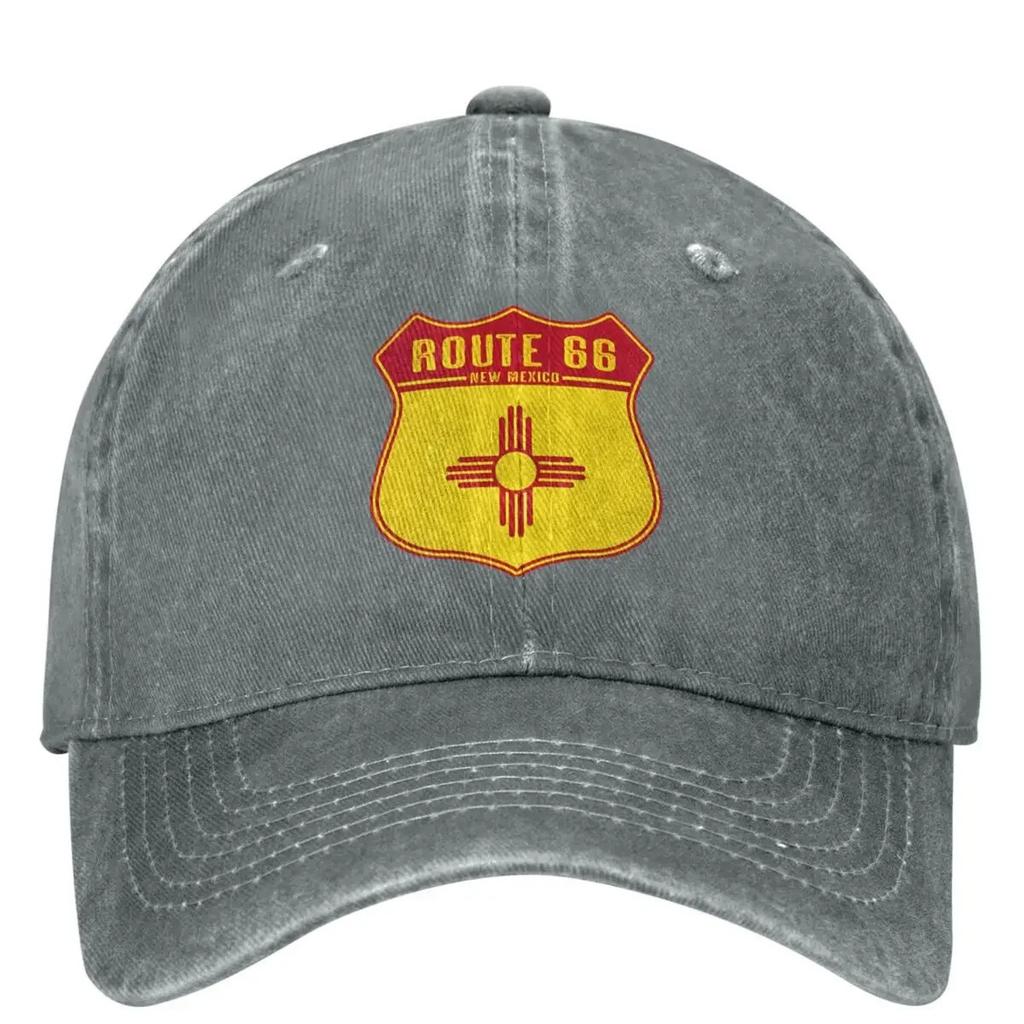 Pc Route Baseball New Mexico Streetwear Mens Dad Sun Hat Outdoor Sports Baseball Cap Gift for Birthday
