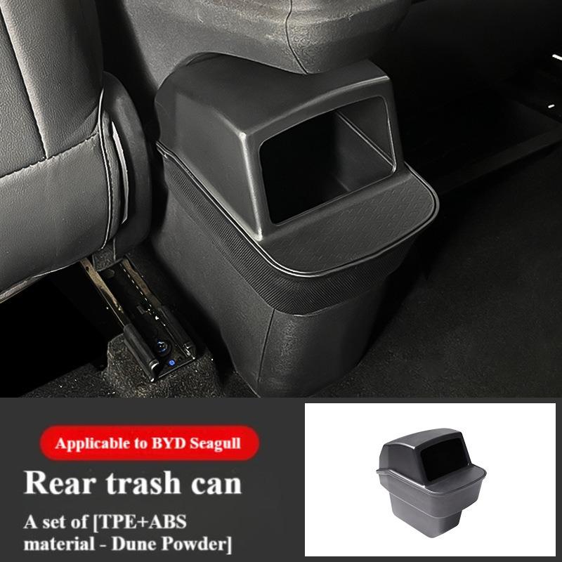 For BYD Seagull Dolphin MINI 2025 2025 2025 Mounted Garbage Bin Box Rear Miscellaneous Storage Box Interior Styling Accessories