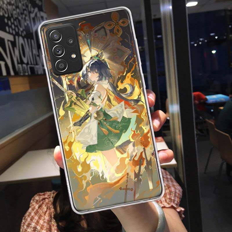 Star Rail Yunli Phone Case for Samsung A54 A57 A37 A17 A14 A15 A12 A24 A34 A55 A35 A25 A52S A07 A05S A04S A22 A32 A72 Galaxy Not
