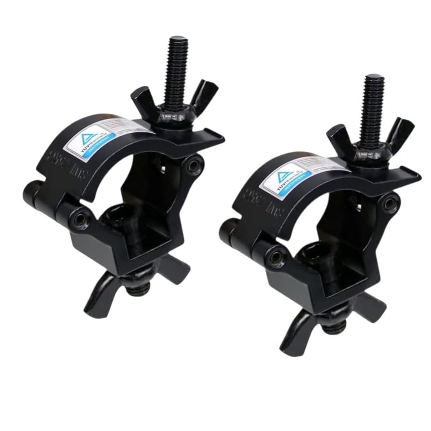 BRA-VORA Scoop Holder, Black, Set of 2 Clamps, Jimney 4WD Offroad, Easy Installation, Secure, Universal, Tractor, Car, Hardware