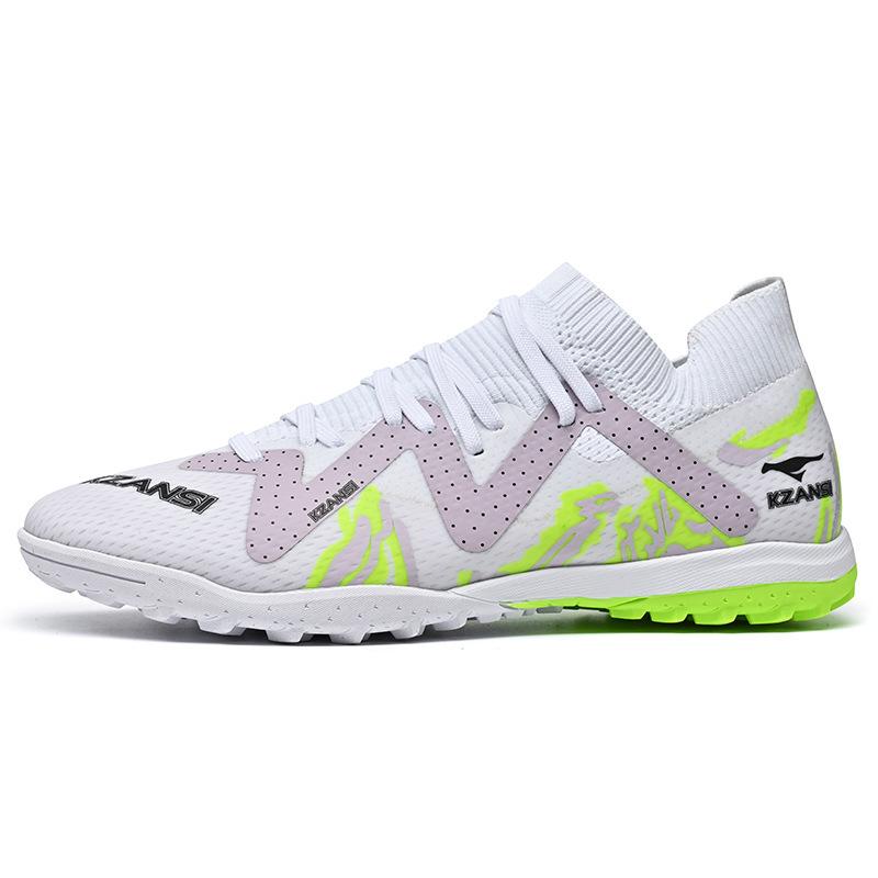 New Sports High-top Spikes Breathable Football Shoes Lightweight Adult Game Training Shoes Men and Women