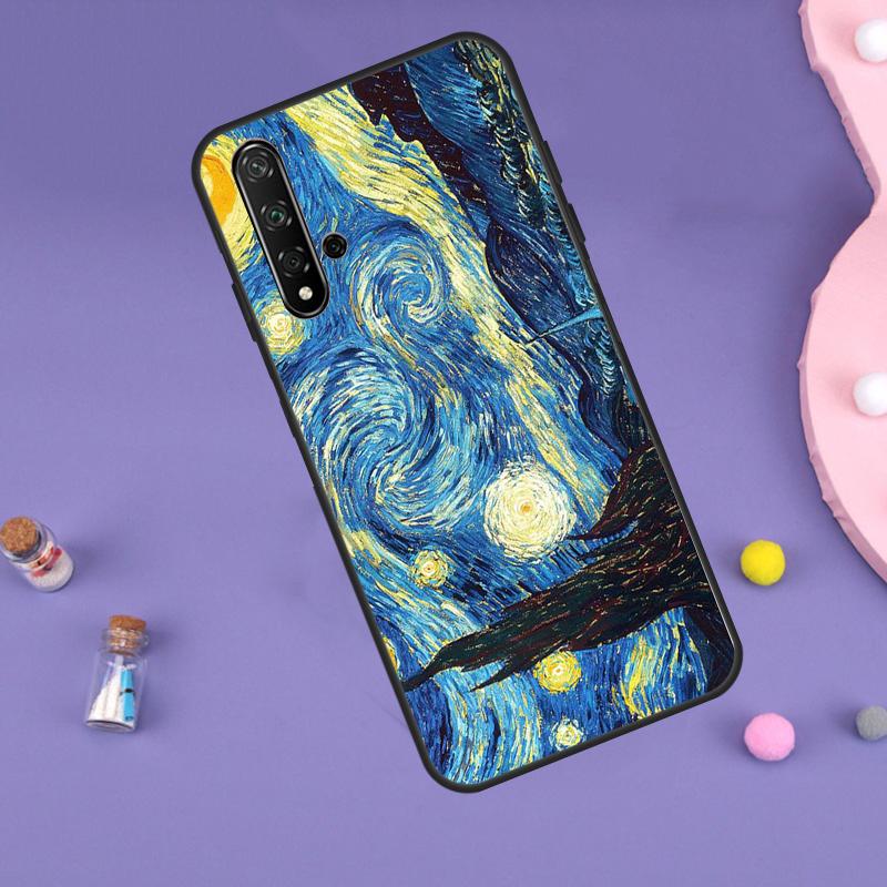 

Van Gogh Starry Night For Huawei Nova 11i 12i 8i 7i 3i 9 10 SE Y60 Y61 Y70 Y72 Y73 Y90 Y91 P20 P30 P40 Lite Case Huawei Nova 9